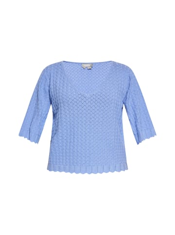 Usha Damen Pullover in Taubenblau