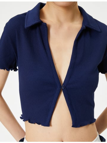 KOTON T-shirt in Marineblau