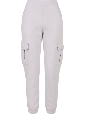 Urban Classics Urban Classics Damen Ladies High Waist Cargo Sweat Pants in softlilac