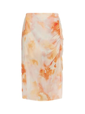 IZIA Damen Rock in Orange Mehrfarbig