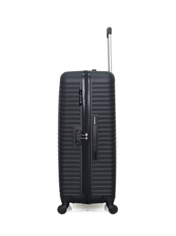 WAVE PARIS Großer Hartschalenkoffer LENA in Schwarz (95L)