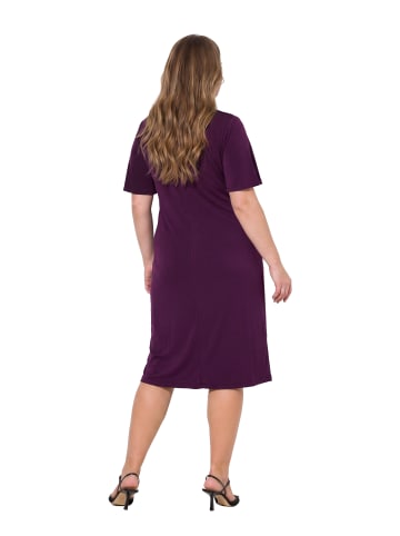 MIAMODA Midikleid in traubenrot