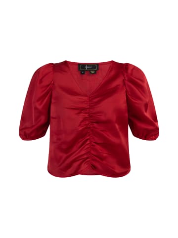 faina Drapiertes Top in Rot