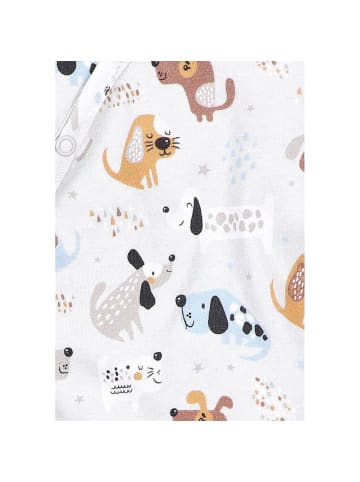 Nini Langarmbody Floral in weiss