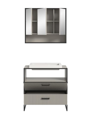 xonox.home Badkombination  (B/H/T: 80x192x48 cm) in Kaschmir