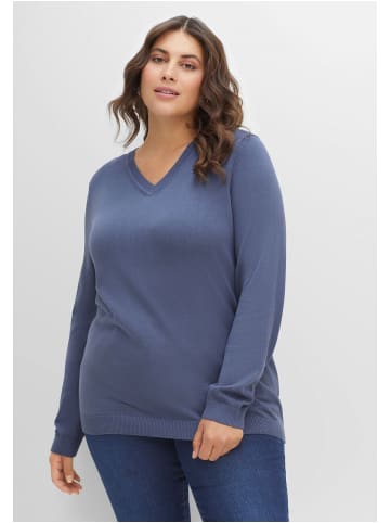 sheego Pullover in indigo