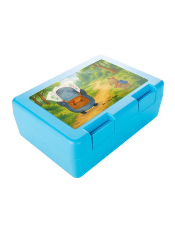 Mr. & Mrs. Panda Bentobox Pinguin & Maus Wanderer Design ohne Sp... in Weiß