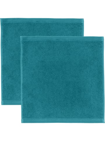 Erwin Müller Frottier Seiftuch 2er-Pack Heidenheim in petrol