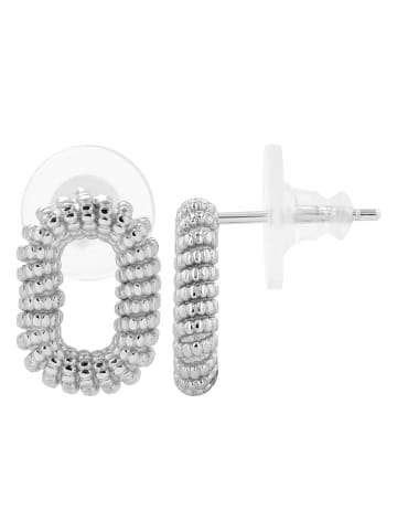 Adeliás Damen Ohrringe – Ohrstecker aus 925 Silber in silber