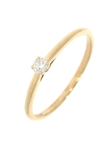 Xen Ring "mit Diamanten 0,10 ct. 375 Gelbgold" in Gold