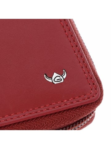 Golden Head Polo Geldbörse RFID Schutz Leder 12.5 cm in rot
