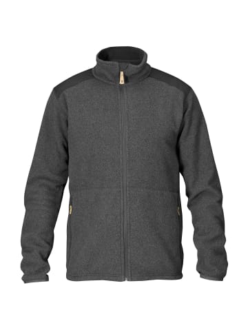 FJÄLLRÄVEN Fleecejacke in dark grey