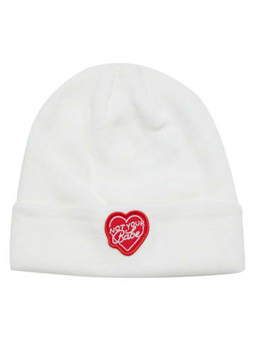 Mister Tee Mister Tee Not Your Babe Beanie in white