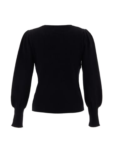 NAEMI Damen Strickpullover in Schwarz
