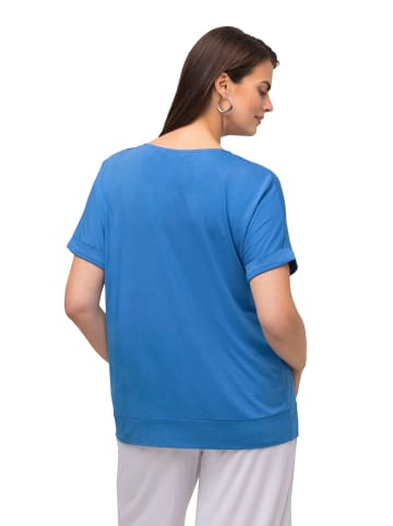 Ulla Popken Shirt in stahlblau