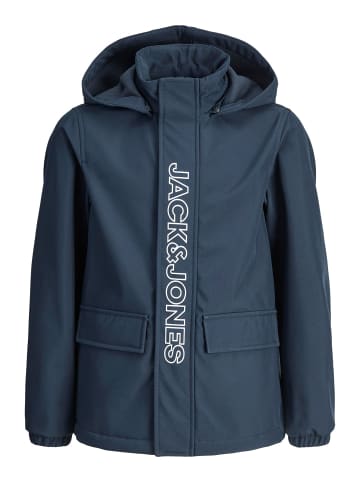 JACK & JONES Junior Softshell Jacke in Navy Blazer