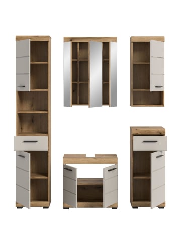ebuy24 Badmöbelset Scout (5-teilig) Kaschmir 164 x 34 cm