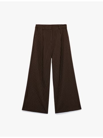 KOTON HOSEN in Braun Gestreift
