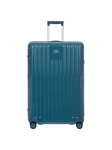 BRIC`s Positano 4 Rollen Trolley 82 cm mit Dehnfalte in sea