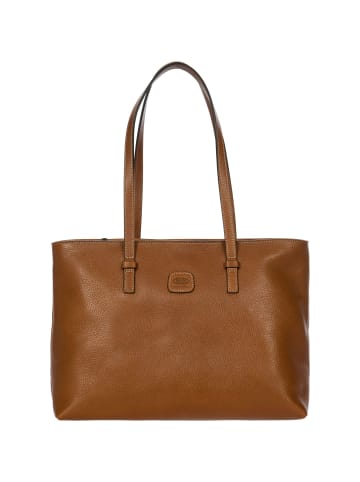 BRIC`s Life Pelle Vittoria Shopper Tasche 35 cm in cognac