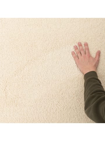 Snapstyle Luxus Hochflor Langflor Teppich Harmony in Creme
