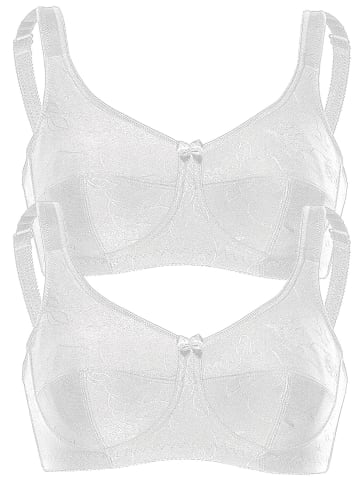 Sassa 2er Sparpack Soft BH 18015 in weiss weiss