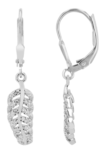 Adeliás Damen Anhänger – Herzanhänger aus 925 Silber in silber