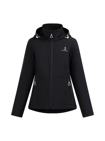 DreiMaster Maritim Softshelljacke in Schwarz