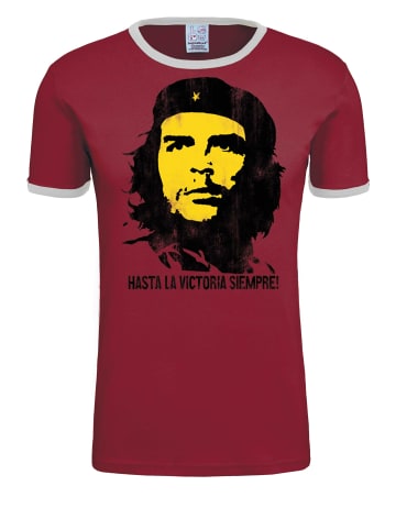 Logoshirt T-Shirts Che Guevara in dunkelrot-weiss