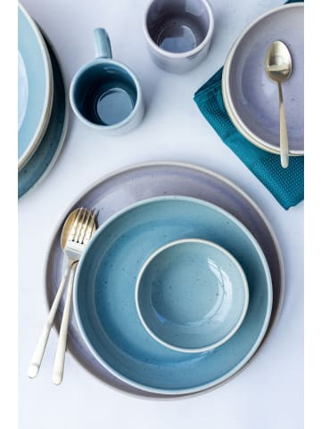 Mäser Frühstücksset, Steinzeug Candy in Blau