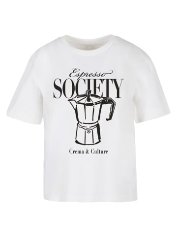 Mister Tee Mister Tee Espresso Society Tee in white