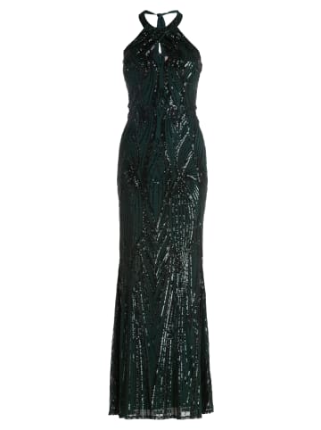 Vera Mont Abendkleid im Glitzer-Look in Dusty Slate