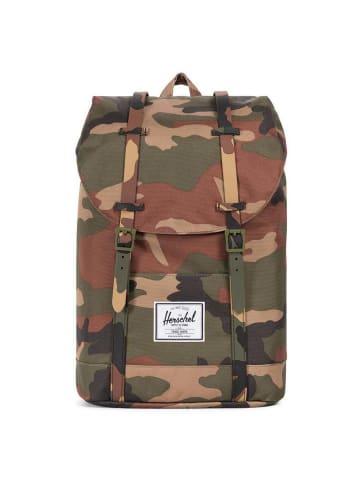 Herschel Retreat 19.5 - Rucksack 15" 43 cm (fiery red night camo) in woodland camo