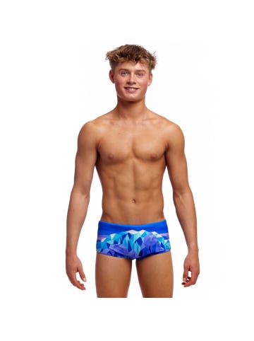 Funky Trunks Remarkables Badehose Sidewinder Trunk in blau