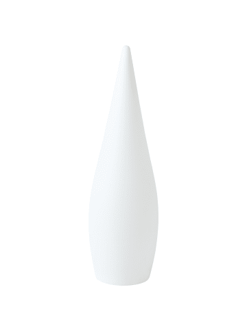 Beliani Stehlampe für den Außenbereich VULETAS in Weiß - (W) 27 x (H) 81 x (L) 27 cm