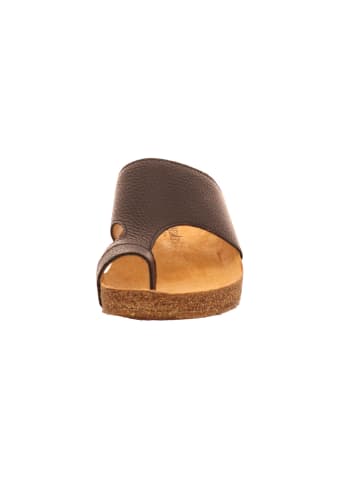 HAFLINGER Damenpantolette  mit Fußbett  in  Schwarz