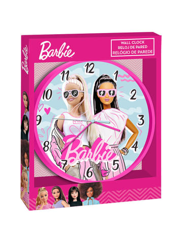 Kids Licensing Barbie Wanduhr für Kinder Durchmesser 25 cm 3 Jahre