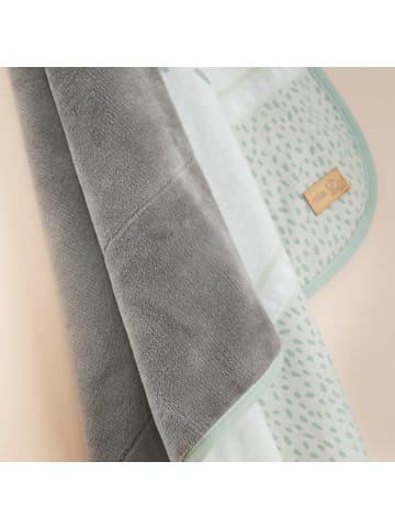 roba Babydecke 'Woodland Buddies' - Baumwolle & Fleece - Pastellgrün