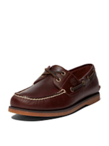 Timberland sportlicher Schnürer Classic Boat Bootsschuh in Braun