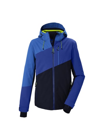 Killtec Funktionsjacke mit abzippbarer Kapuze in Blau3036