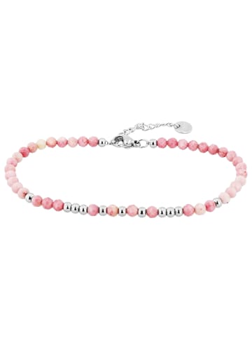 Adeliás Damen Armband aus Edelstahl 17 cm in silber
