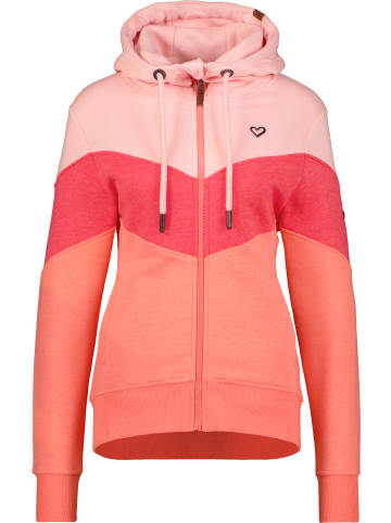 alife and kickin Kapuzensweatjacke, Sweatjacke, Sweater StellinaAK A in peach melange