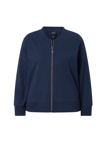 Ulla Popken Sweatjacke in marine