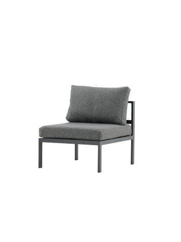 ebuy24 Gartensofa Copacabana Schwarz 70 x 74 cm