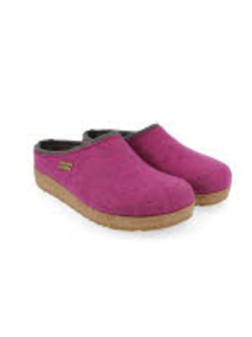 HAFLINGER Hausschuhe Damen Grizzly Kris in Rot
