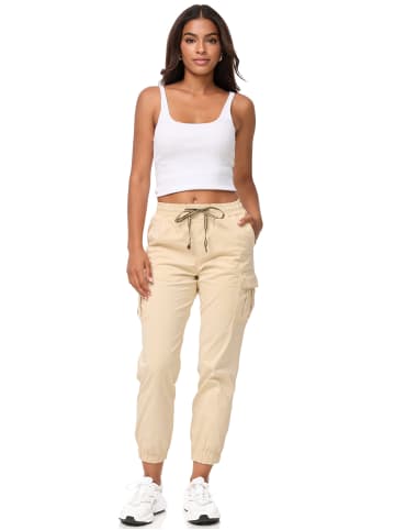 Tazzio Cargohose "F600" - Regular Fit - in Beige