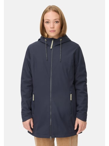 Camel Active Funktionsjacke aus leichtem Softshell mit Kapuze in Dunkelblau