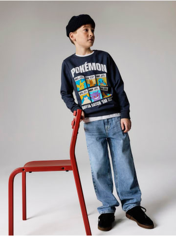 name it Sweatshirt Nkmstus Pokemon in ombre blue