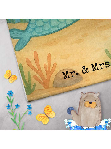 Mr. & Mrs. Panda Kinderhandtuch Wassermann Astrologie Design ohn... in Weiß