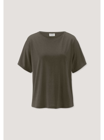 Hessnatur Hessnatur T-Shirt Oversize aus TENCEL™ Lyocell und Bio-Baumwolle in vintage oliv